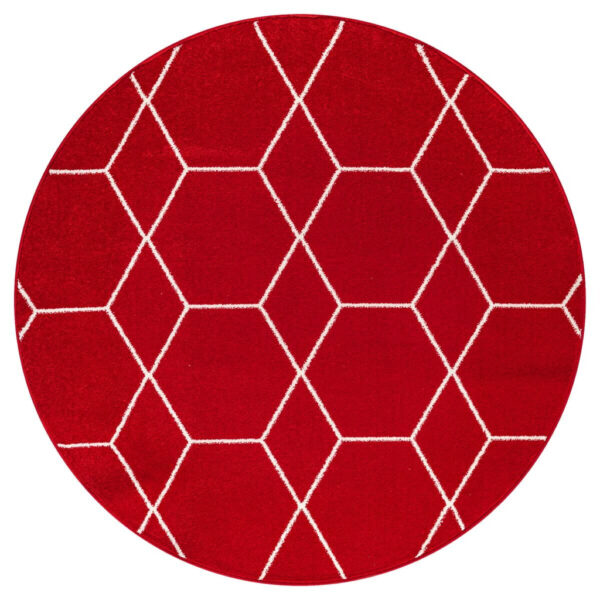 Sanat Teppich Trellis
rot D: ca. 120 cm