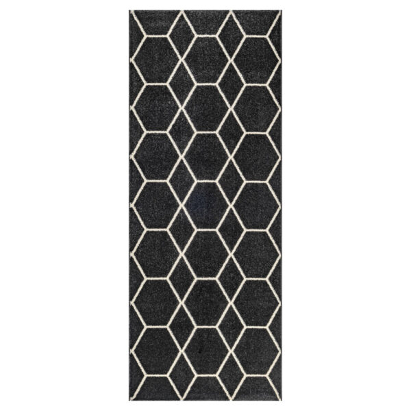 4057553052136-1 Sanat Teppich Trellis
schwarz B/L: ca. 80x200 cm