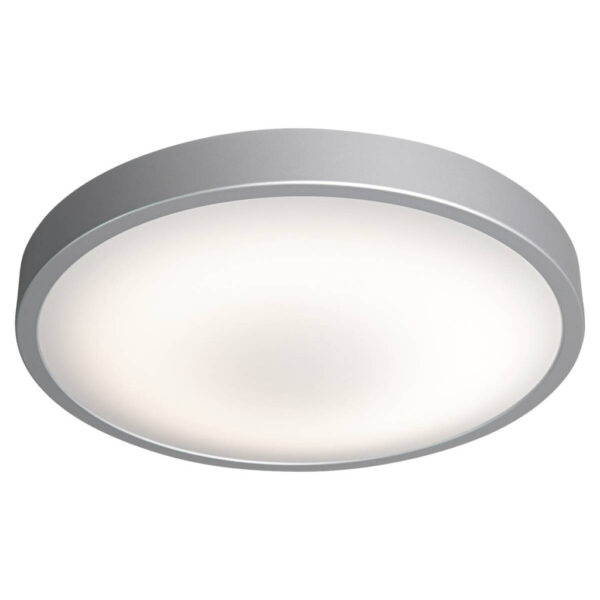 LEDVANCE LED-Wand-/Deckenleuchte Orbis silber weiß Aluminium Kunststoff H/D: ca. 8x31 cm