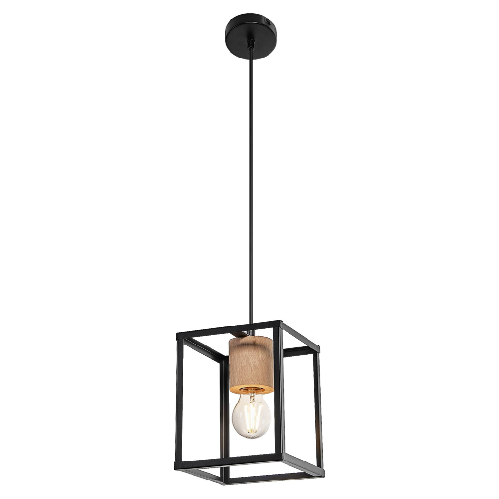 LEDVANCE Pendelleuchte Nairobi
schwarz Metall Holz B/H/L: ca. 17x135x17 cm E27 1 Brennstellen