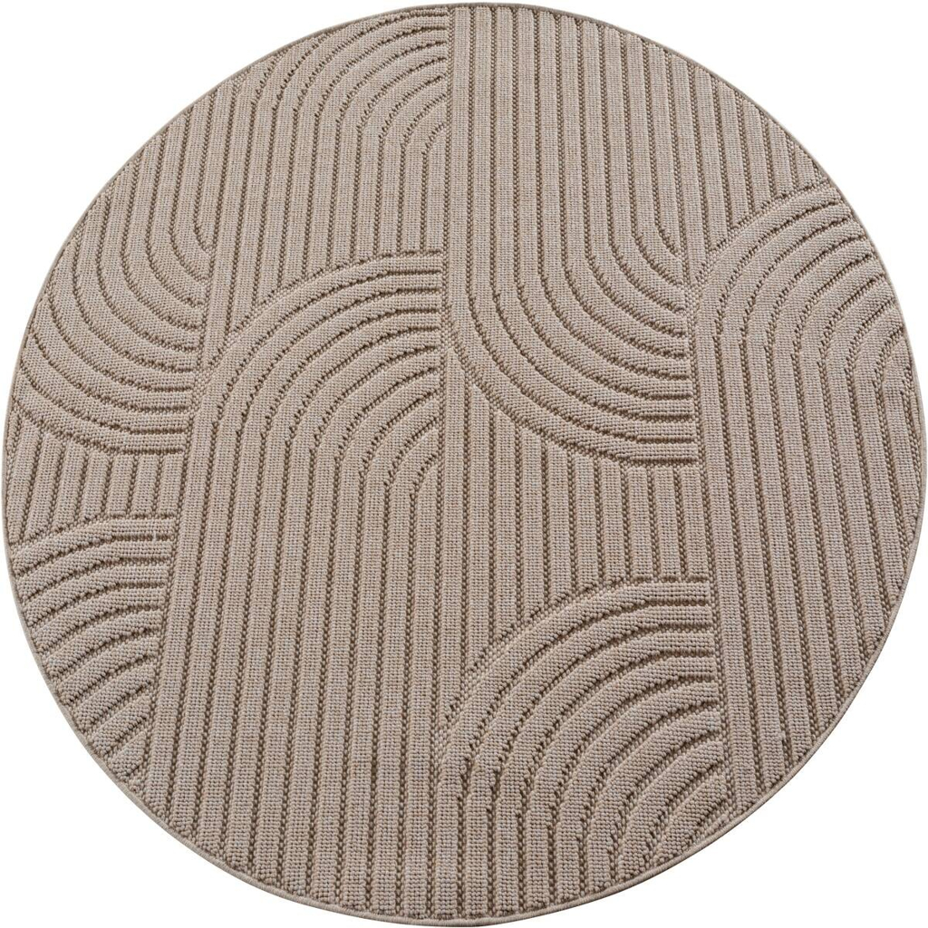 Ayyildiz Kurzflorteppich HELIX
beige B/H/L: ca. 120×0,7×120 cm