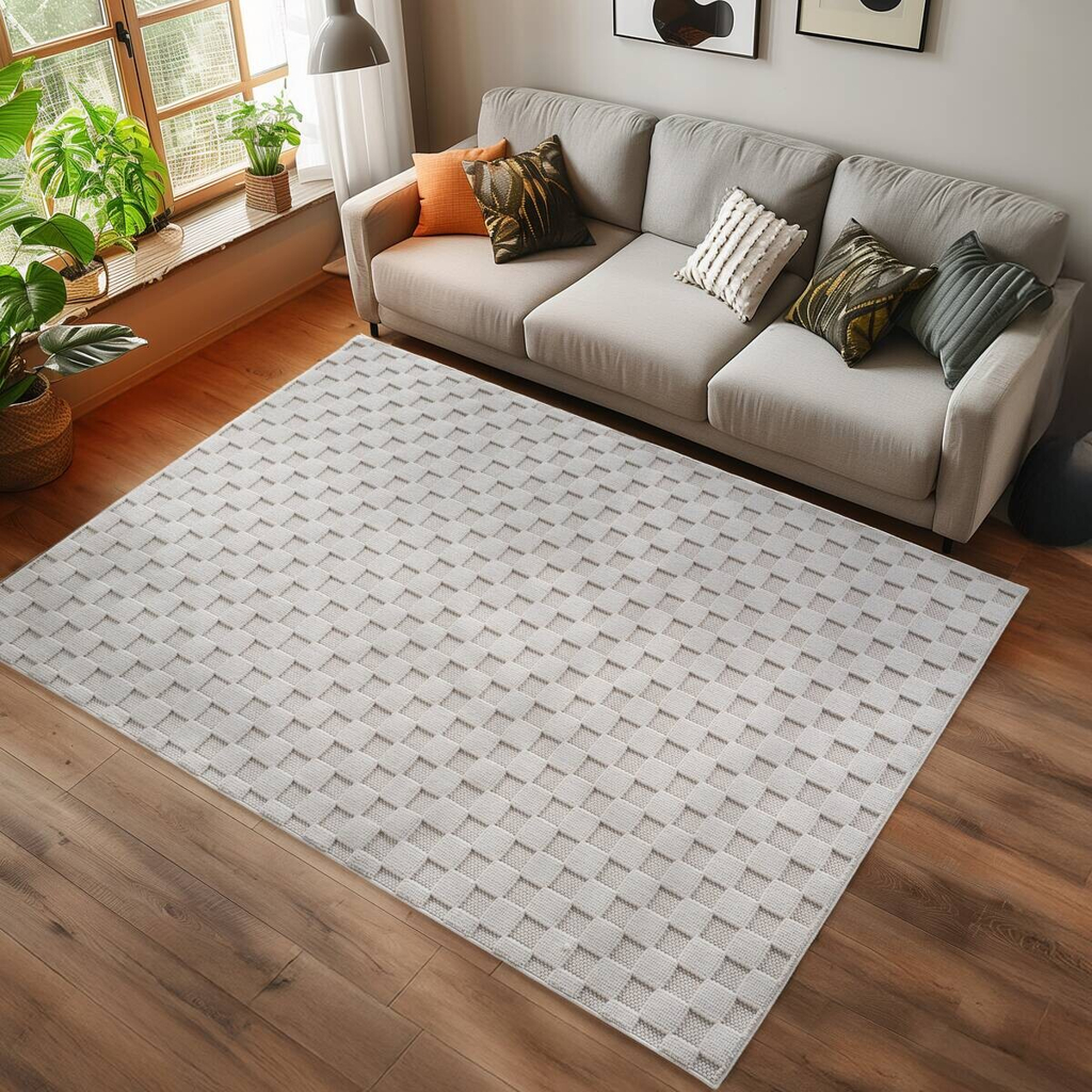 Ayyildiz Kurzflorteppich HELIX
creme B/H/L: ca. 140×0,7×200 cm