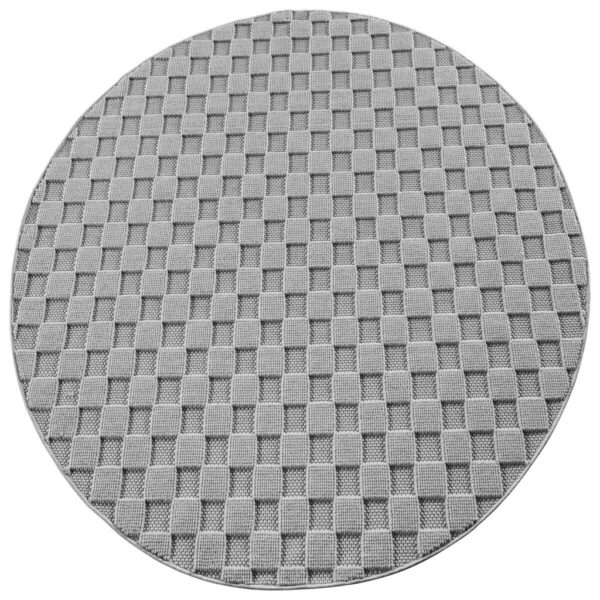 Ayyildiz Kurzflorteppich HELIX
silber B/H/L: ca. 120x0,7x120 cm