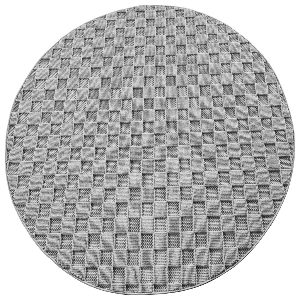 Ayyildiz Kurzflorteppich HELIX
silber B/H/L: ca. 80×0,7×80 cm