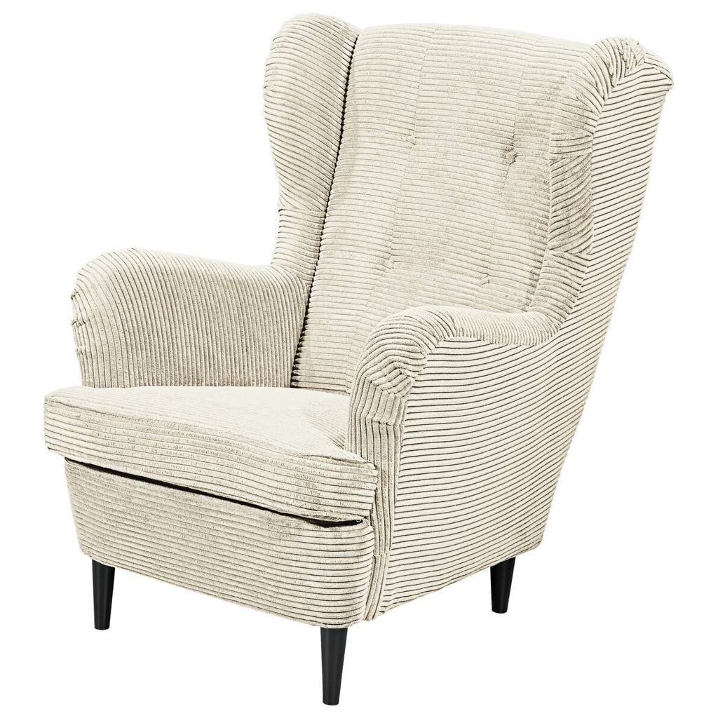 POCO Sessel Oskar creme Velourstoff B/H/T: ca. 78x102x98 cm