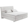 POCO Boxspringbett Marbella Silbergrau Liegefläche B/L: ca. 180x200 cm