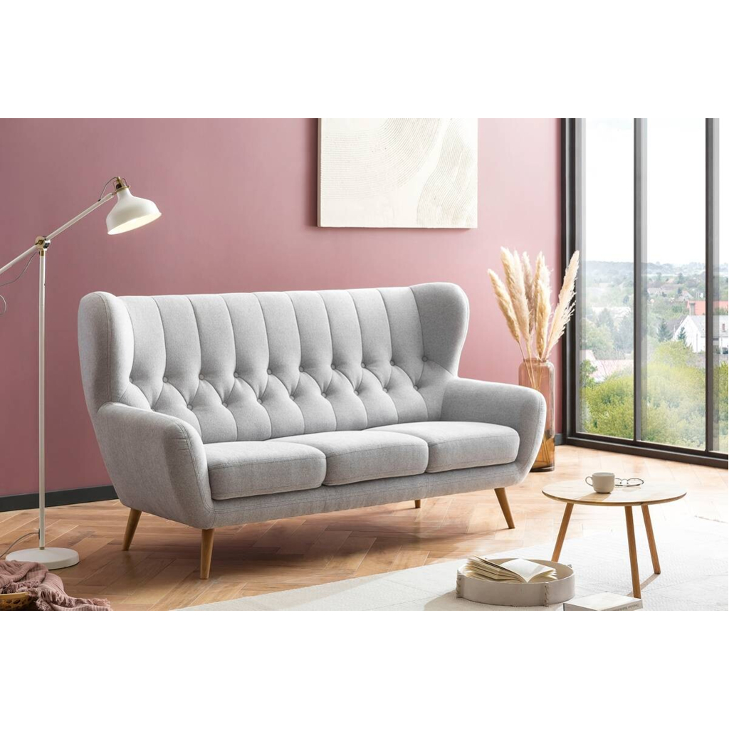 POCO Sofa Falun hellgrau B/H/T: ca. 187x101x95 cm