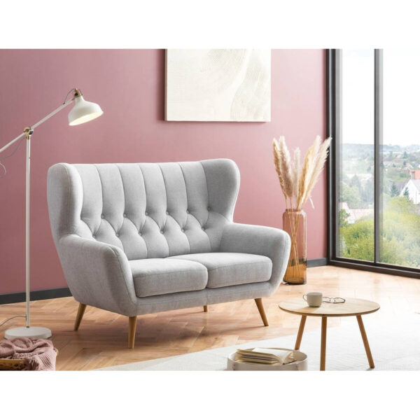 POCO Sofa hellgrau B/H/T: ca. 137x101x95 cm