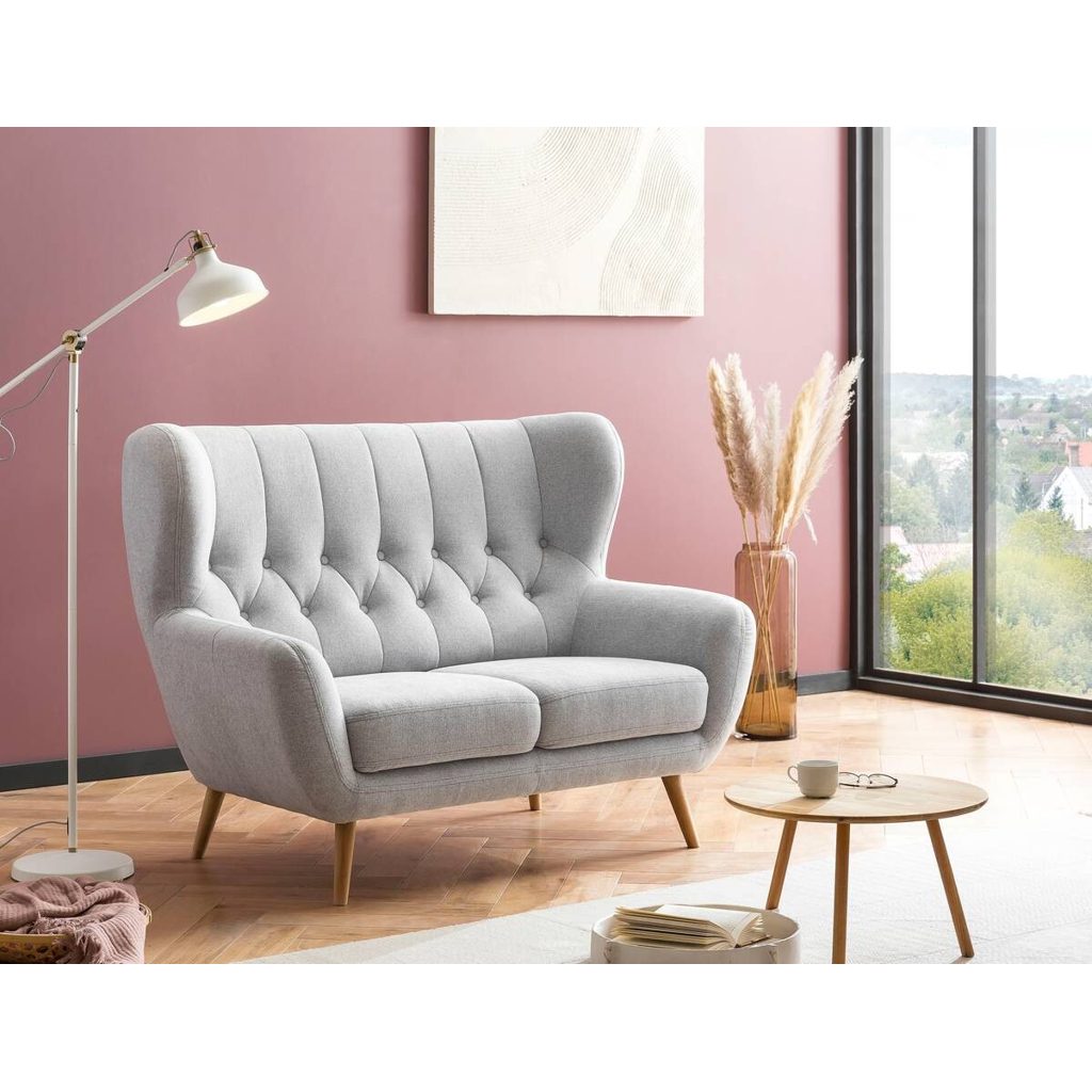 POCO Sofa hellgrau B/H/T: ca. 137x101x95 cm
