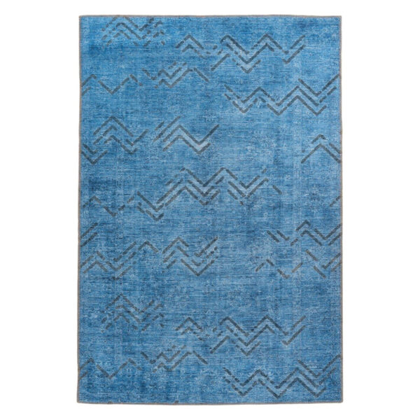 4063074002581-1 me gusta Kurzflorteppich Antique 325
blau B/L: ca. 80x150 cm