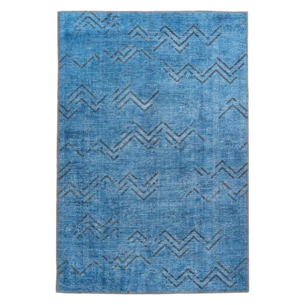 me gusta Kurzflorteppich Antique 325
blau B/L: ca. 80×150 cm