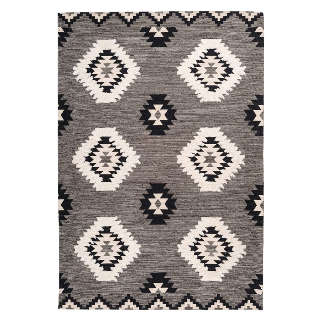 Arte Espina Kurzflorteppich Ethnie 425
grau B/H/L: ca. 160x1x230 cm