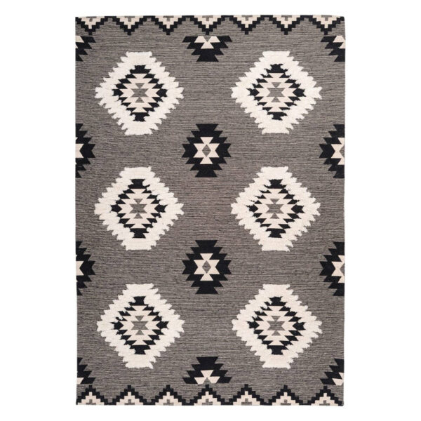 4063074011569 Arte Espina Kurzflorteppich Ethnie 425
grau B/H/L: ca. 80x1x150 cm