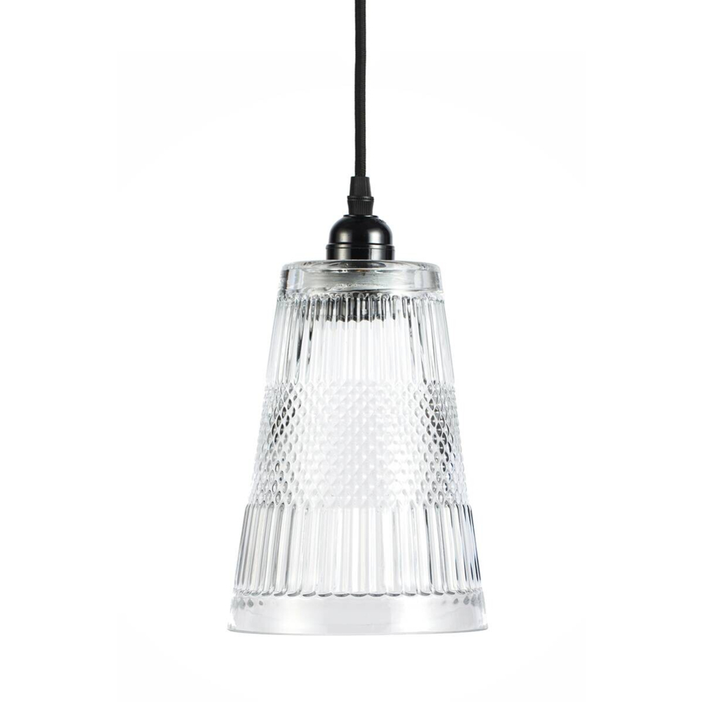 Kayoom Pendelleuchte
schwarz transparent Glas B/H/L: ca. 14,5x25x14,5 cm E27 1 Brennstellen