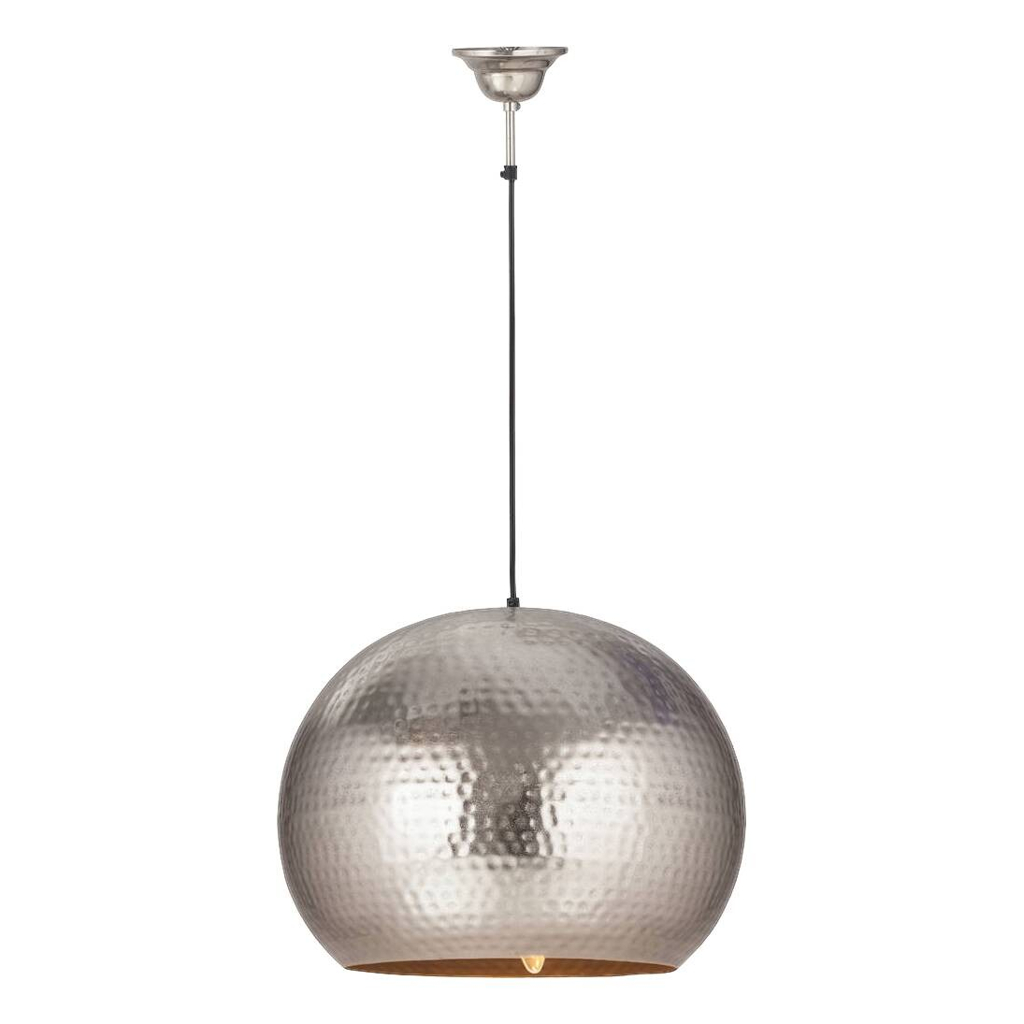 Kayoom Pendelleuchte Factory Style Large
nickel Eisen B/H/L: ca. 47x35x47 cm E27 1 Brennstellen