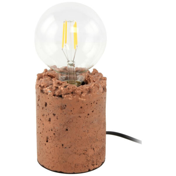 Kayoom Tischleuchte Curacao 525
Kupfer Zement B/H/T/D: ca. 13,5x9,5x9,5x9,5 cm null 1 Brennstellen