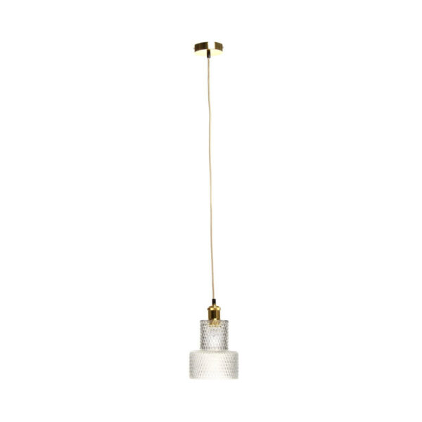 4063074224464 Kayoom Pendelleuchte Mona 125
transparent Glas H/D: ca. 27x17 cm E27 1 Brennstellen
