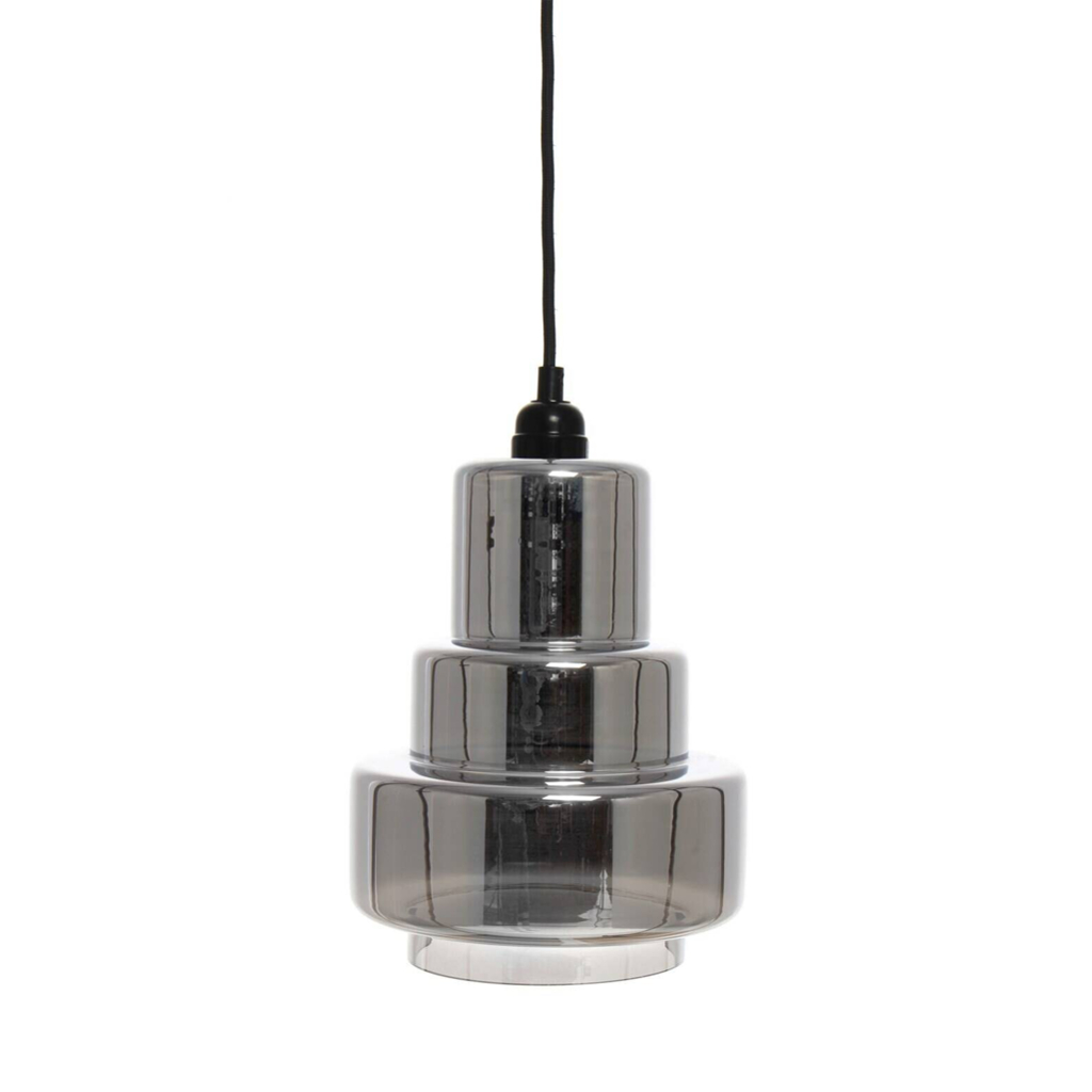 Kayoom Pendelleuchte
silber Glas B/H/L: ca. 20x29x20 cm E27 1 Brennstellen