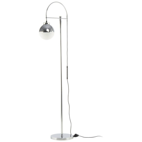 Kayoom Stehlampe Lavina 125
weiß silber Glas Eisen B/H/T/D: ca. 44x160x44x44 cm E27 1 Brennstellen