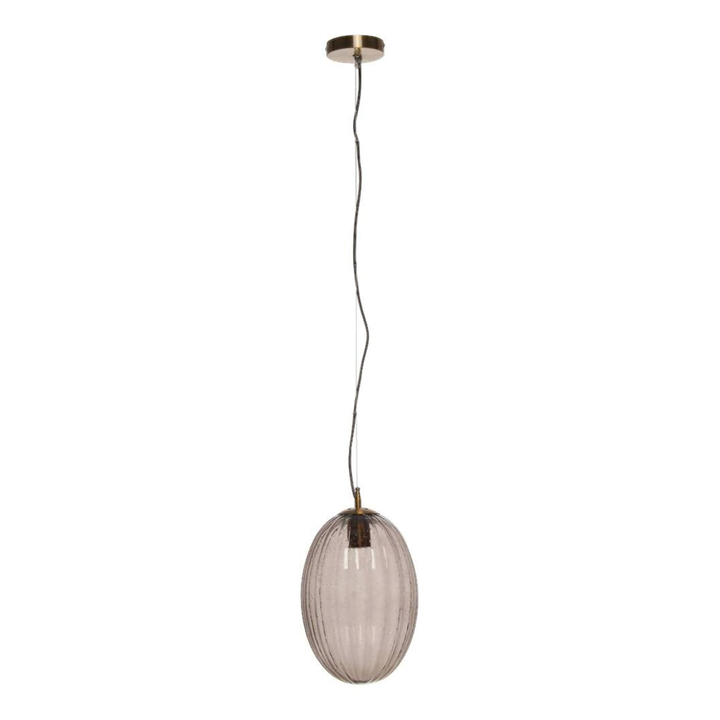 Kayoom Pendelleuchte Virgina 125
grau Glas Eisen B/H/L: ca. 23x36x23 cm E27 1 Brennstellen