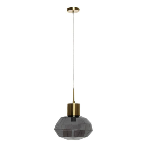 Kayoom Pendelleuchte Vince 125
grau Glas Eisen B/H/L: ca. 32x32x32 cm E27 1 Brennstellen