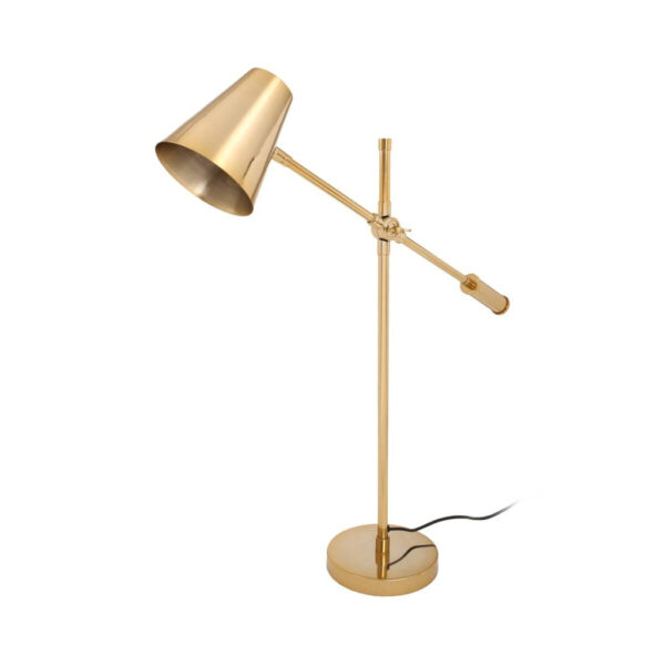 Kayoom Tischleuchte
gold Messing Stahl Eisen B/H/L: ca. 18x74x68 cm E27 1 Brennstellen