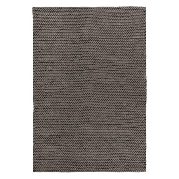 4063074413127-1 Padiro Flachflorteppich Robbie 125 grau – verschiedene Größen
