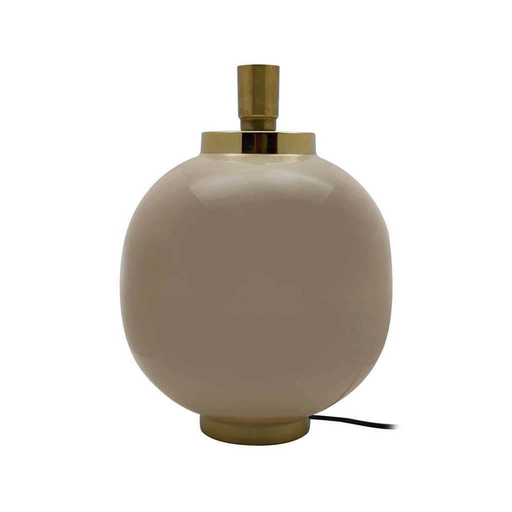 Kayoom - Tischleuchte taupe gold Eisen B/H/L: ca. 28x38,5x28 cm E27 1 Brennstellen in Gold, Taupe