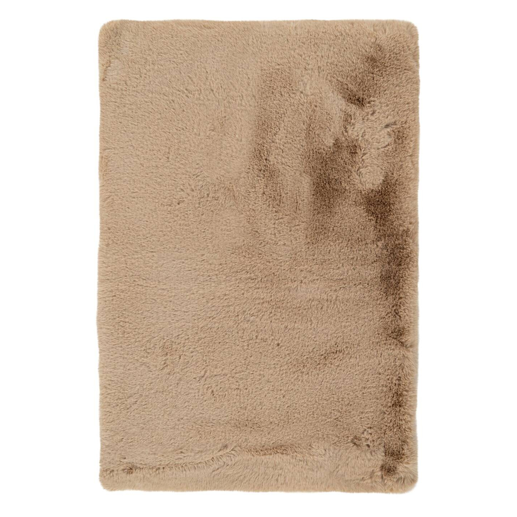 Kayoom Hochflorteppich Badematte Rabbit 425 beige – verschiedene Größen