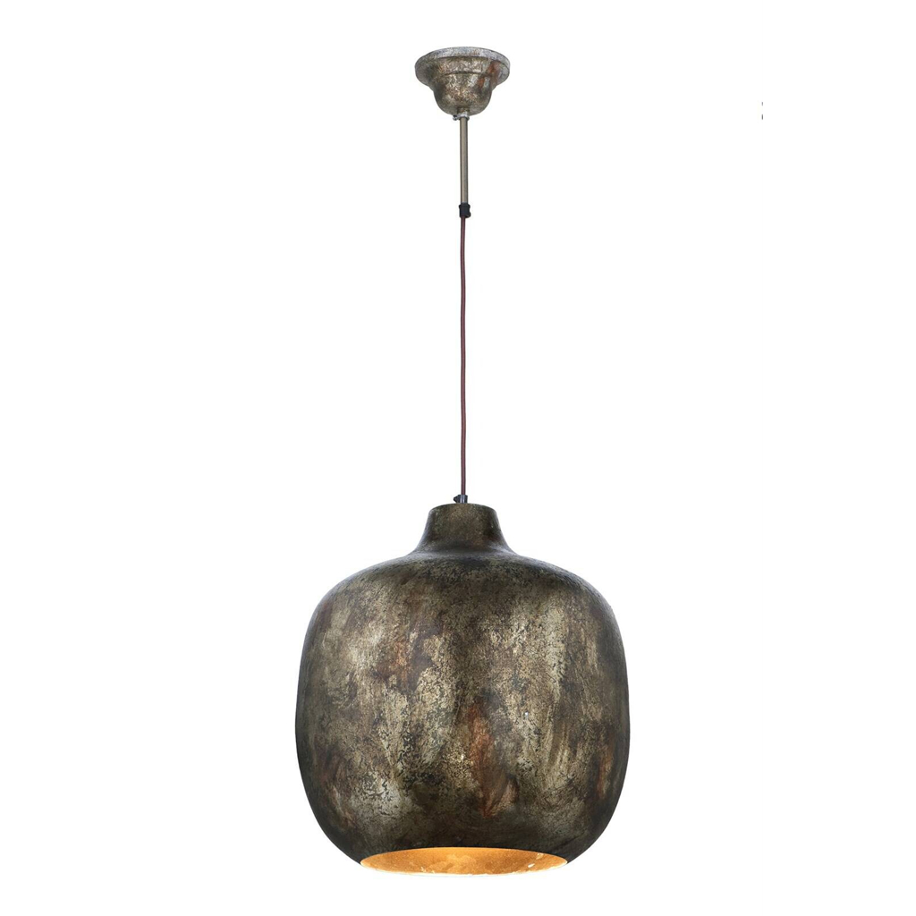 Kayoom Pendelleuchte
gold Eisen B/H/L: ca. 40,5x43x40,5 cm E27 1 Brennstellen