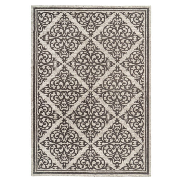 4063074731368-1 Kayoom Flachflorteppich Davis 125 grau – verschiedene Größen