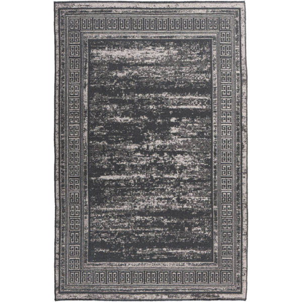 4063074732242-1 Kayoom Flachflorteppich Kalea 325 grau – verschiedene Größen