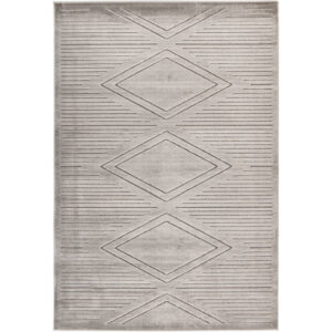 Kayoom Kurzflorteppich Madlen 125 grau B/H/L: ca. 160x0,9x230 cm
