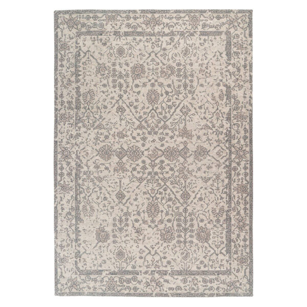4063074733003-1 Kayoom Flachflorteppich Perry 125 creme – verschiedene Größen