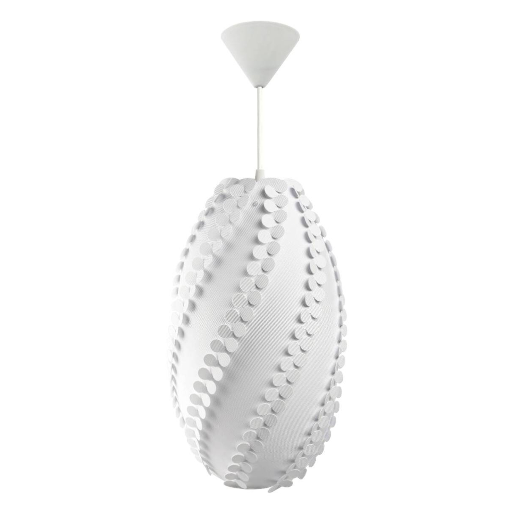 Kayoom Pendelleuchte Raymond 110
weiß Eisen B/H/L: ca. 35x45x35 cm E27 1 Brennstellen