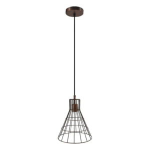 Kayoom Pendelleuchte Bellatrix Kupfer Eisen H: ca. 31 cm E27 1 Brennstellen