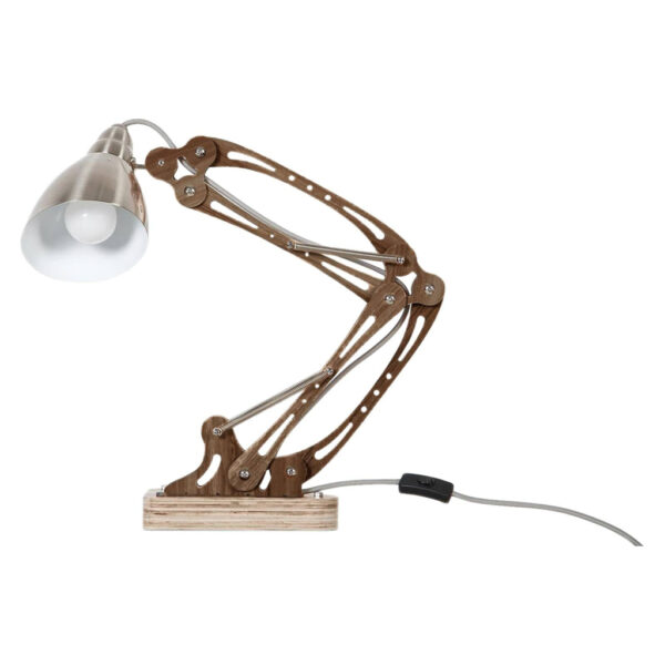 Kayoom Tischleuchte Merop
teak Holz B/H/T: ca. 22x55x18 cm E27 1 Brennstellen