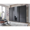 POCO Schwebetürenschrank Atlanta Graphit B/H/T: ca. 250x216x65 cm