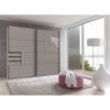 POCO Schwebetürenschrank Saigon Sahara grau B/H/T: ca. 225x208x64 cm
