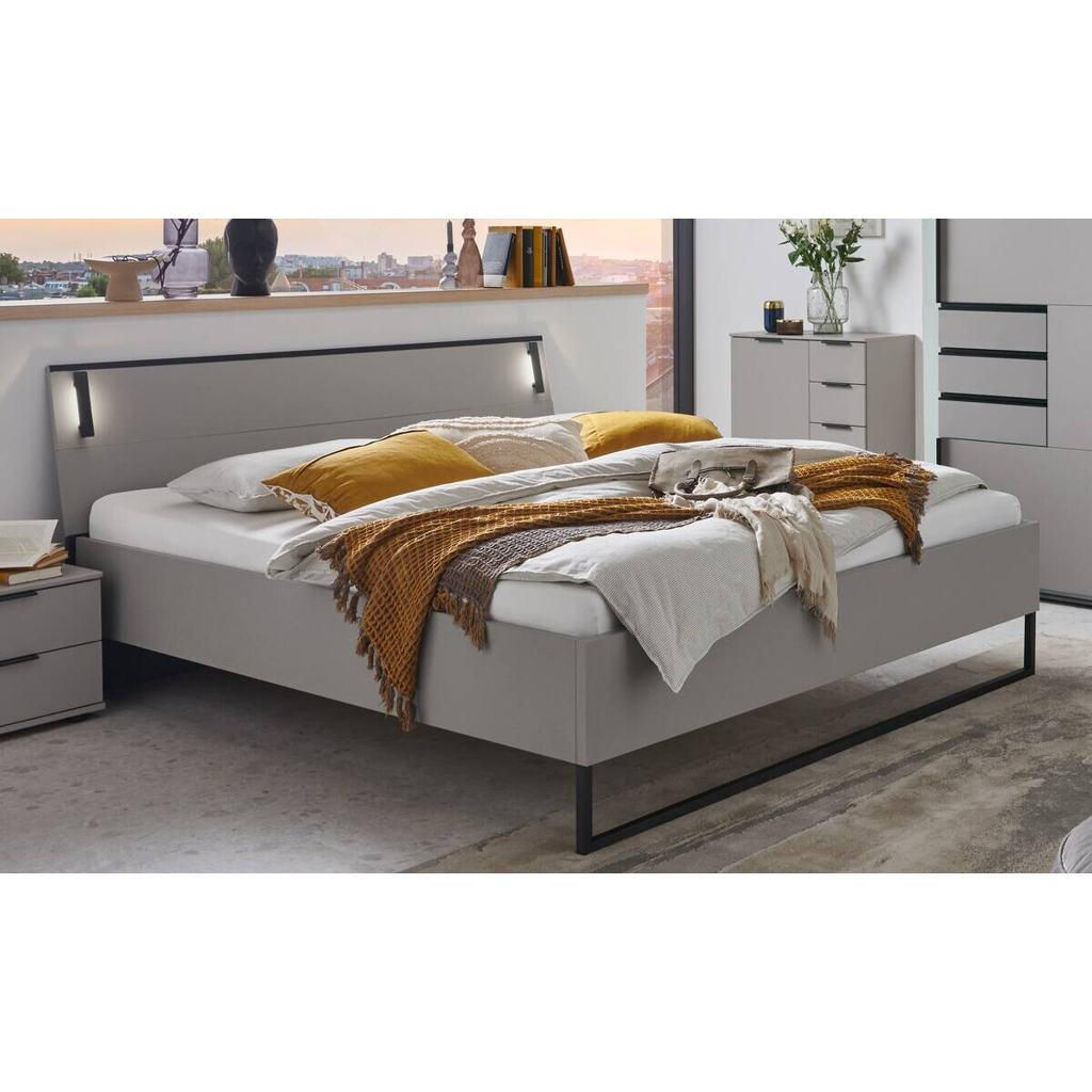 POCO Futonbett Tilburg Graphit Sahara grau B/H/T: ca. 188x93x210 cm Liegefläche B/L: ca. 180x200 cm