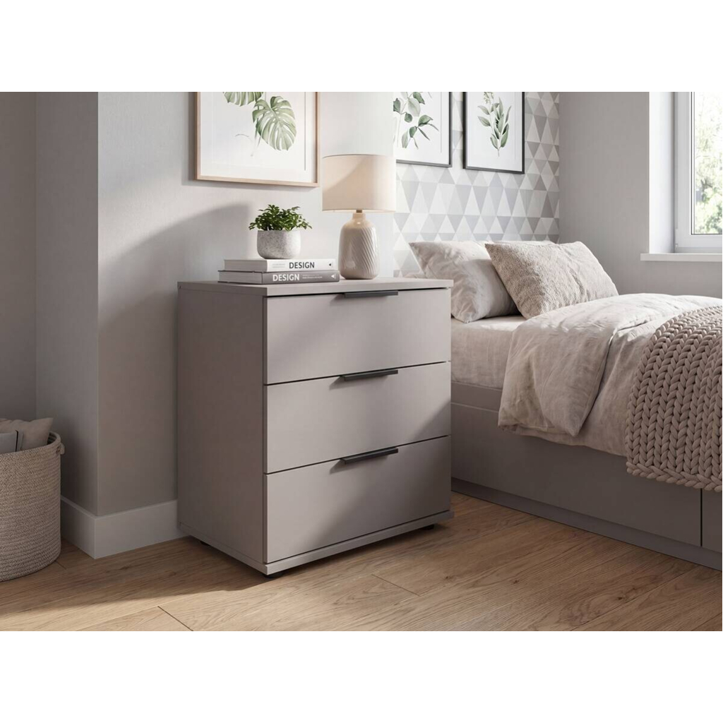 POCO Nachtkonsole Easy Plus Sahara grau B/H/T: ca. 52x58x38 cm