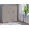 POCO Kombikommode Easy Plus Black Sahara grau B/H/T: ca. 130x140x40 cm