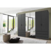 POCO Kleiderschrank Oxford Graphit B/H/T: ca. 300x216x58 cm