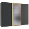 POCO Schwebetürenschrank Katar Graphit B/H/T: ca. 270x208x64 cm POCO Schwebetürenschrank Katar Graphit B/H/T: ca. 270x208x64 cm