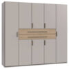 POCO Kleiderschrank Digit Kaschmir B/H/T: ca. 225x208x65 cm