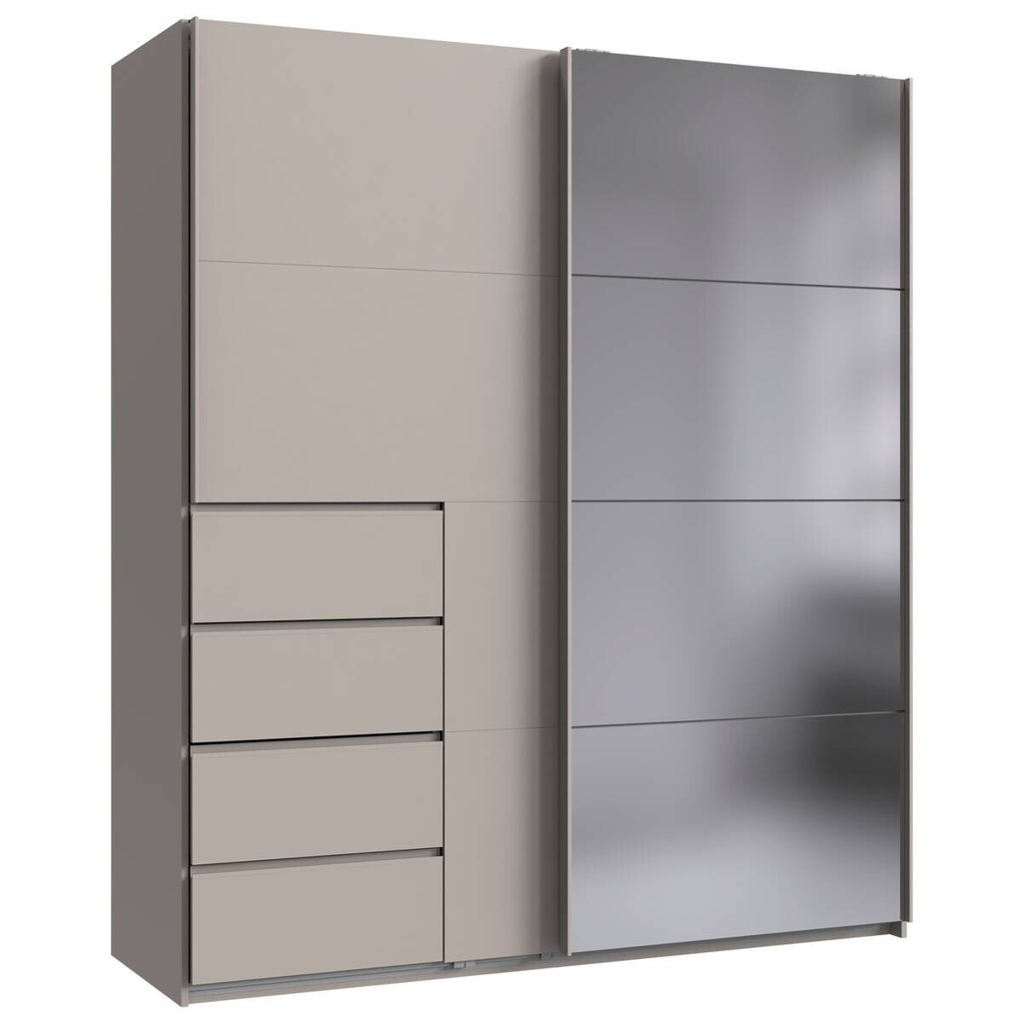 POCO Schwebetürenschrank Bali Kaschmir B/H/T: ca. 180x208x64 cm
