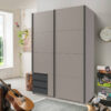 POCO Schwebetürenschrank Bahamas Sahara grau B/H/T: ca. 135x198x65 cm