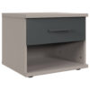 POCO Nachtschrank Bahamas Sahara grau B/H/T: ca. 46x38x40 cm