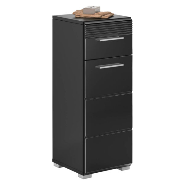 4066432003459 Badhochschrank LINUS
schwarz schwarz Hochglanz B/H/T: ca. 30x80x31 cm