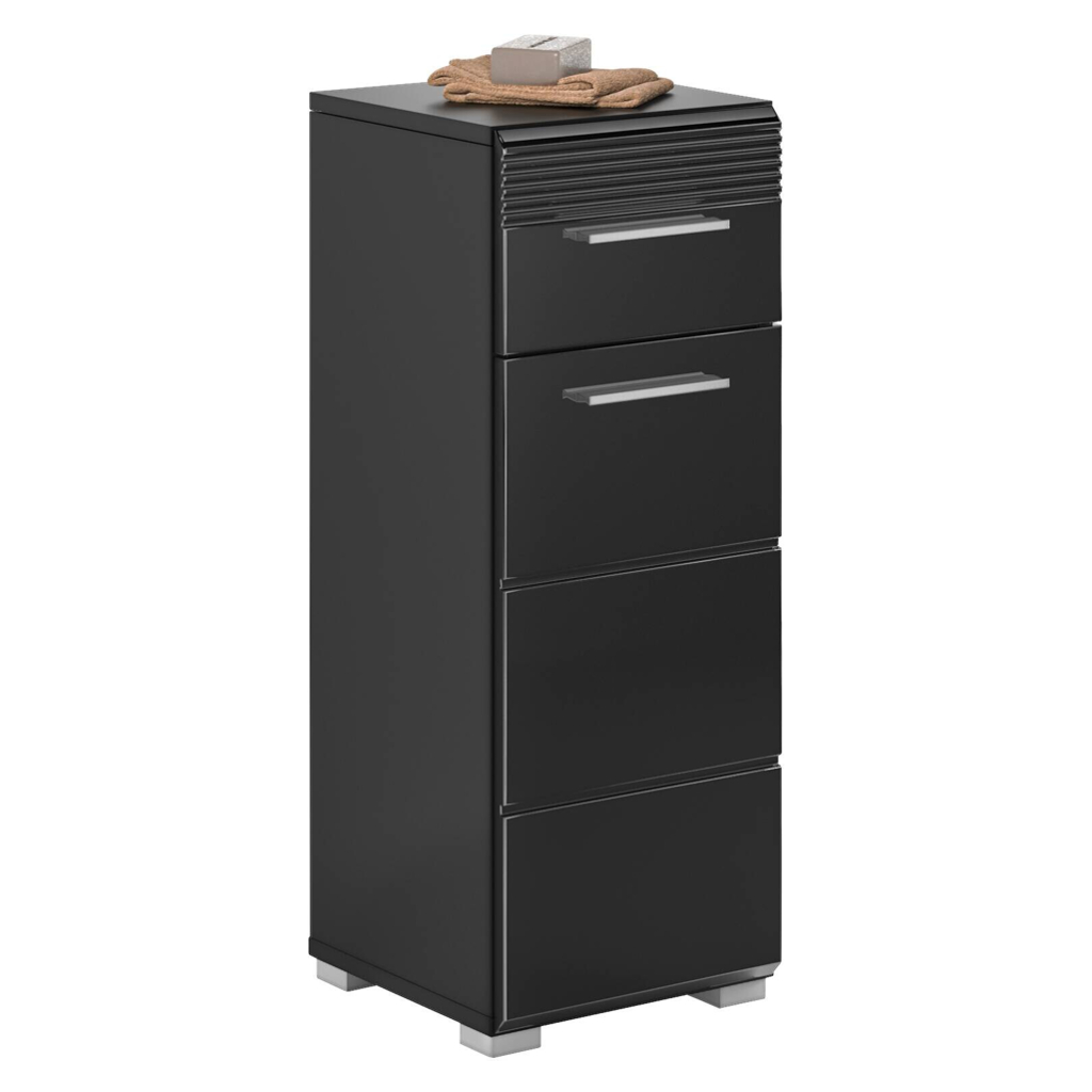 Badhochschrank LINUS
schwarz schwarz Hochglanz B/H/T: ca. 30x80x31 cm